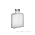 Flat Hip Flask Glass Bottle